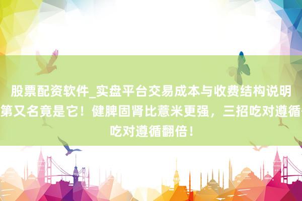 股票配资软件_实盘平台交易成本与收费结构说明 祛湿第又名竟是它！健脾固肾比薏米更强，三招吃对遵循翻倍！