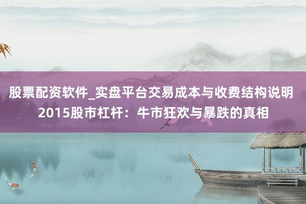 股票配资软件_实盘平台交易成本与收费结构说明 2015股市杠杆：牛市狂欢与暴跌的真相